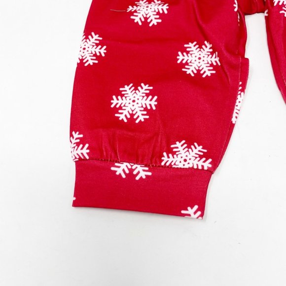 Baby Holiday Bodysuit Jogger Set 'Let It Snow' Graphic Size 3 - 6 Months NEW - Picture 7 of 9